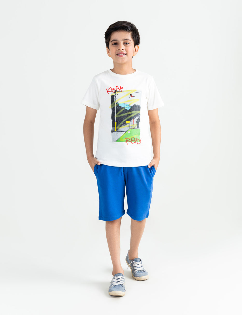 KEEP READY GRAPHIC T-SHIRT