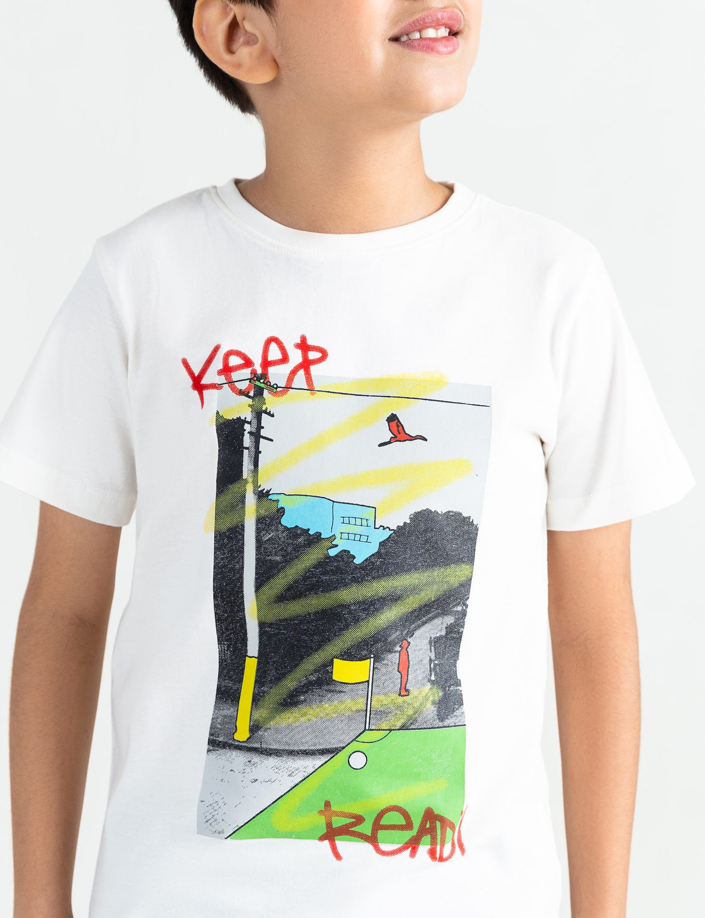 KEEP READY GRAPHIC T-SHIRT
