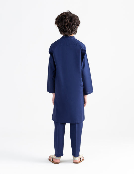 2 PIECE SEQUIN POCKET EMBROIDERED SUIT
