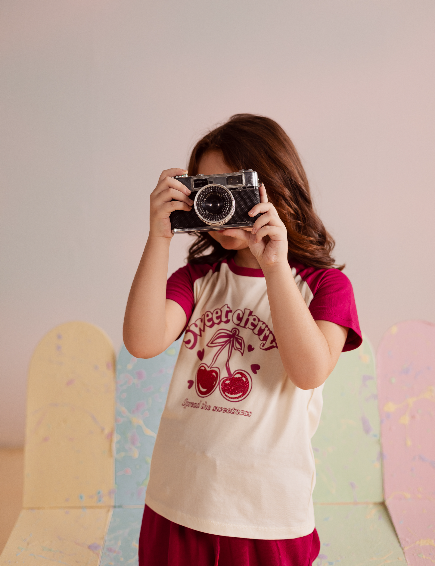 2 PIECE SWEET CHERRY GRAPHIC SUIT