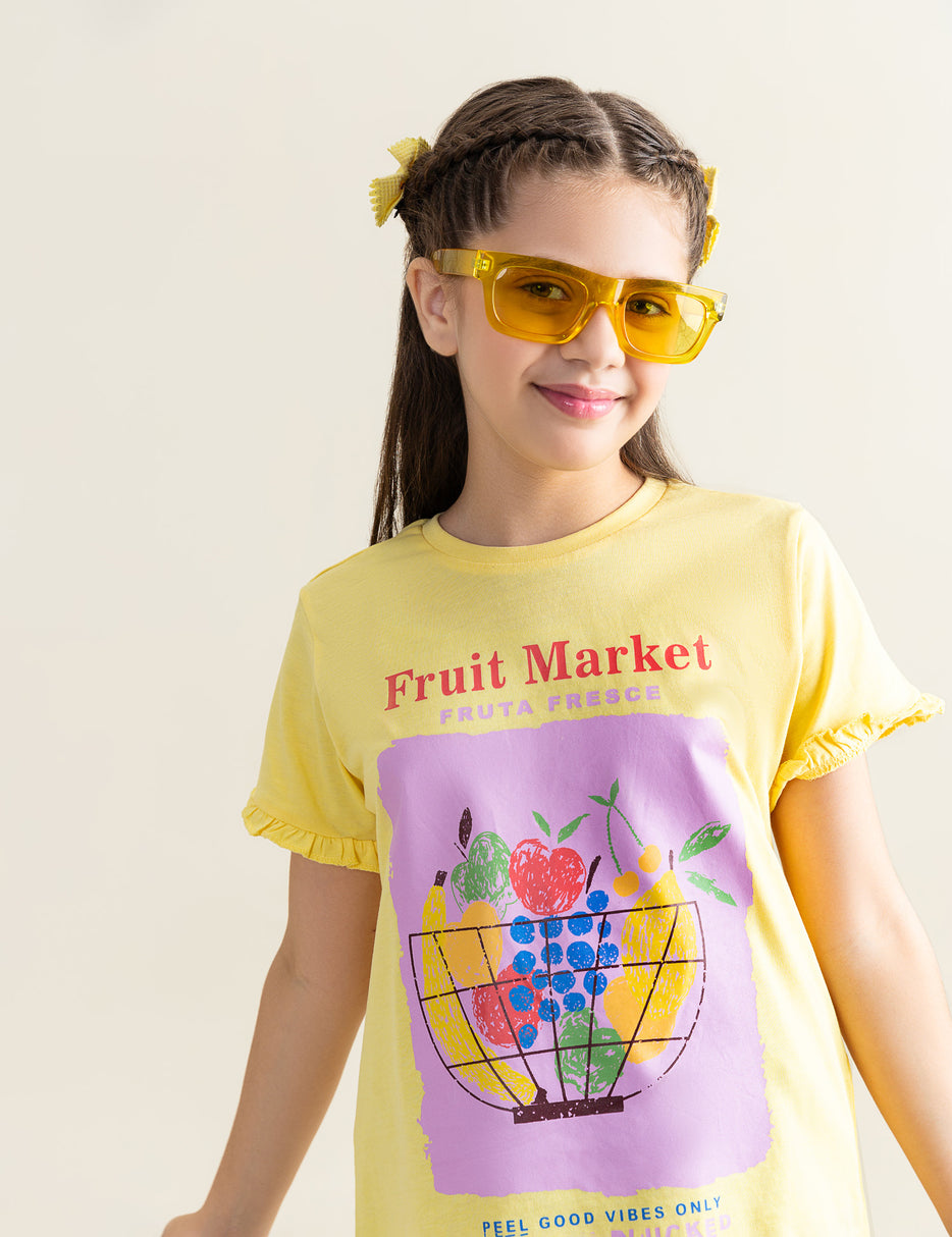 PEEL GOOD VIBES ONLY GRAPHIC T-SHIRT