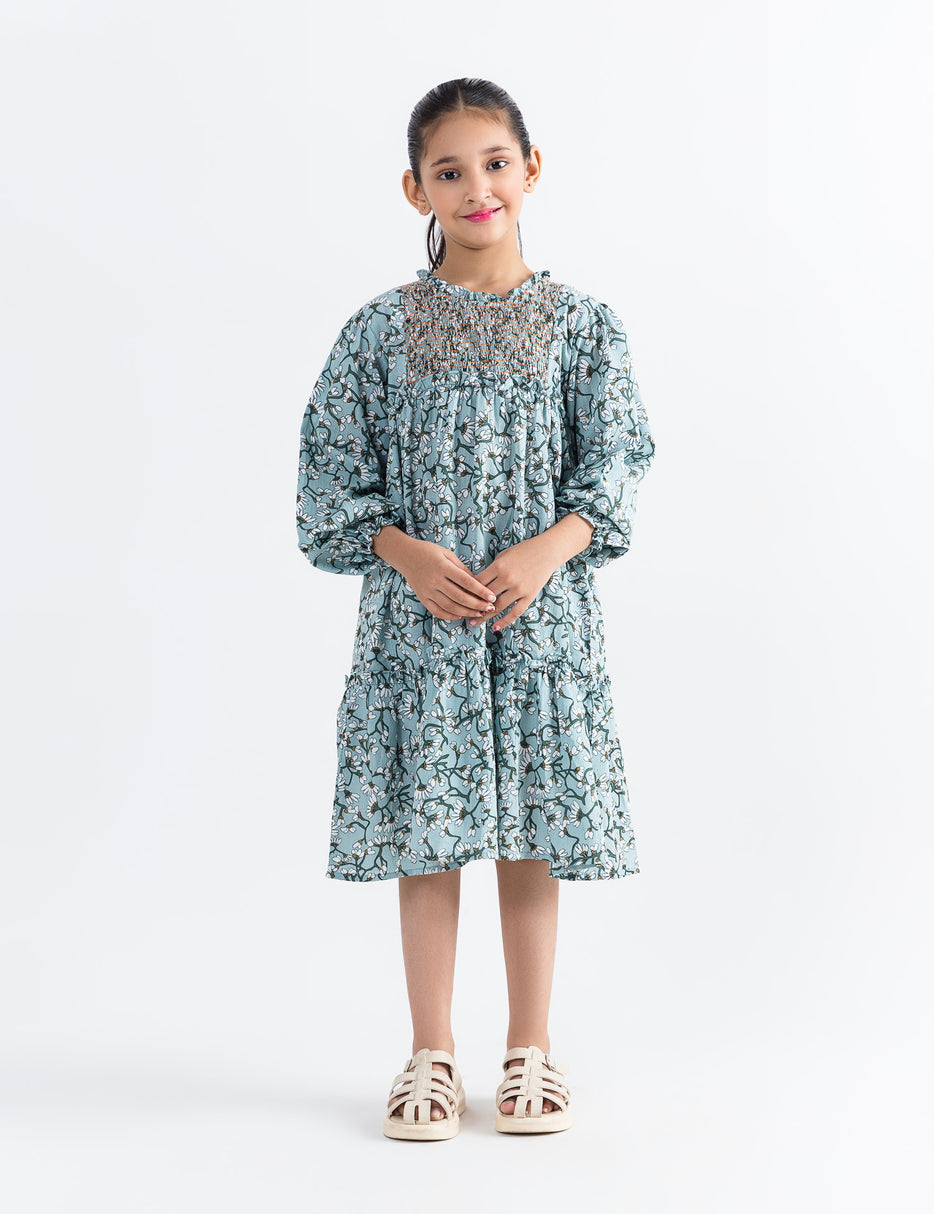 FLORAL PRINTED DRESS