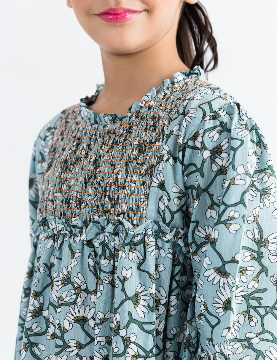 FLORAL PRINTED DRESS