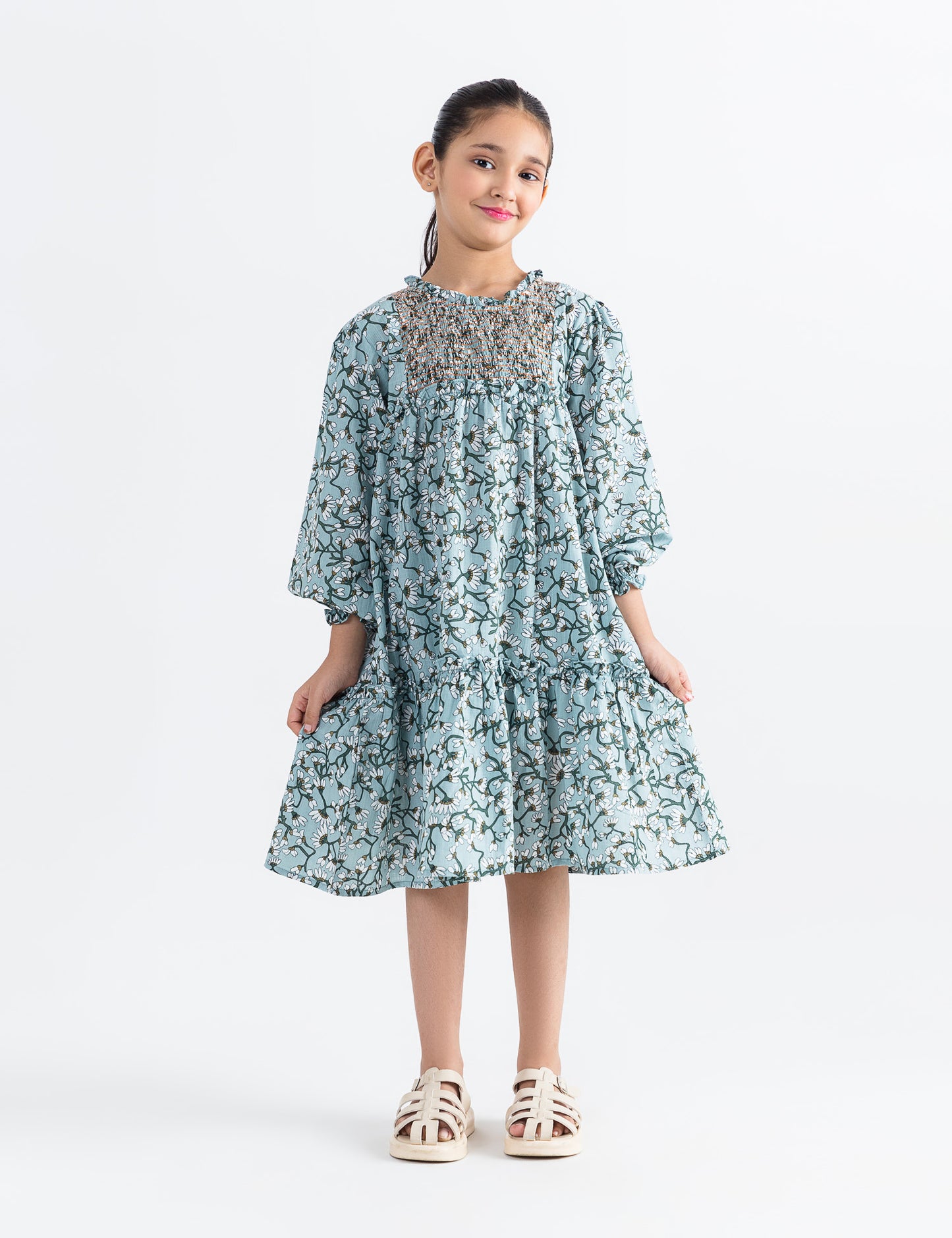 FLORAL PRINTED DRESS