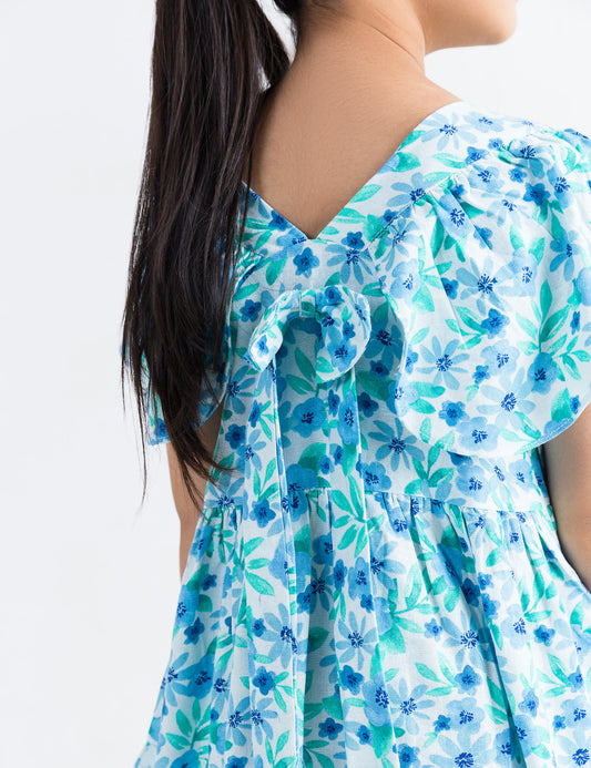 FLORAL PRINTED DRESS