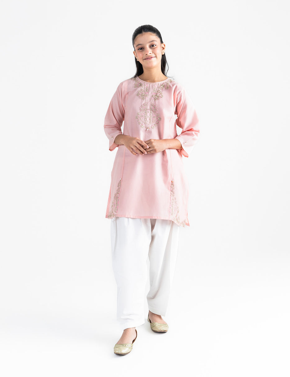 ALLOVER EMBROIDERED KURTI