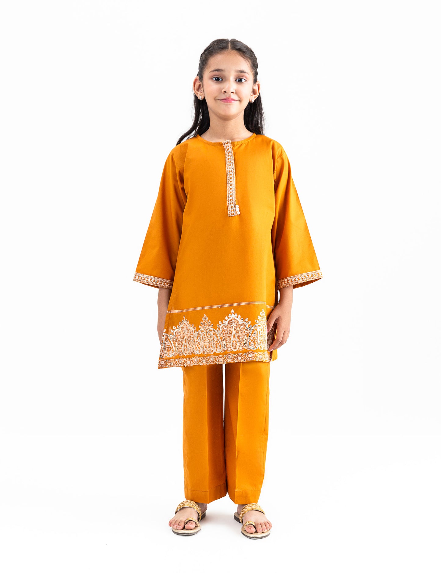 2 PIECE ETHNIC EMBROIDERED SUIT