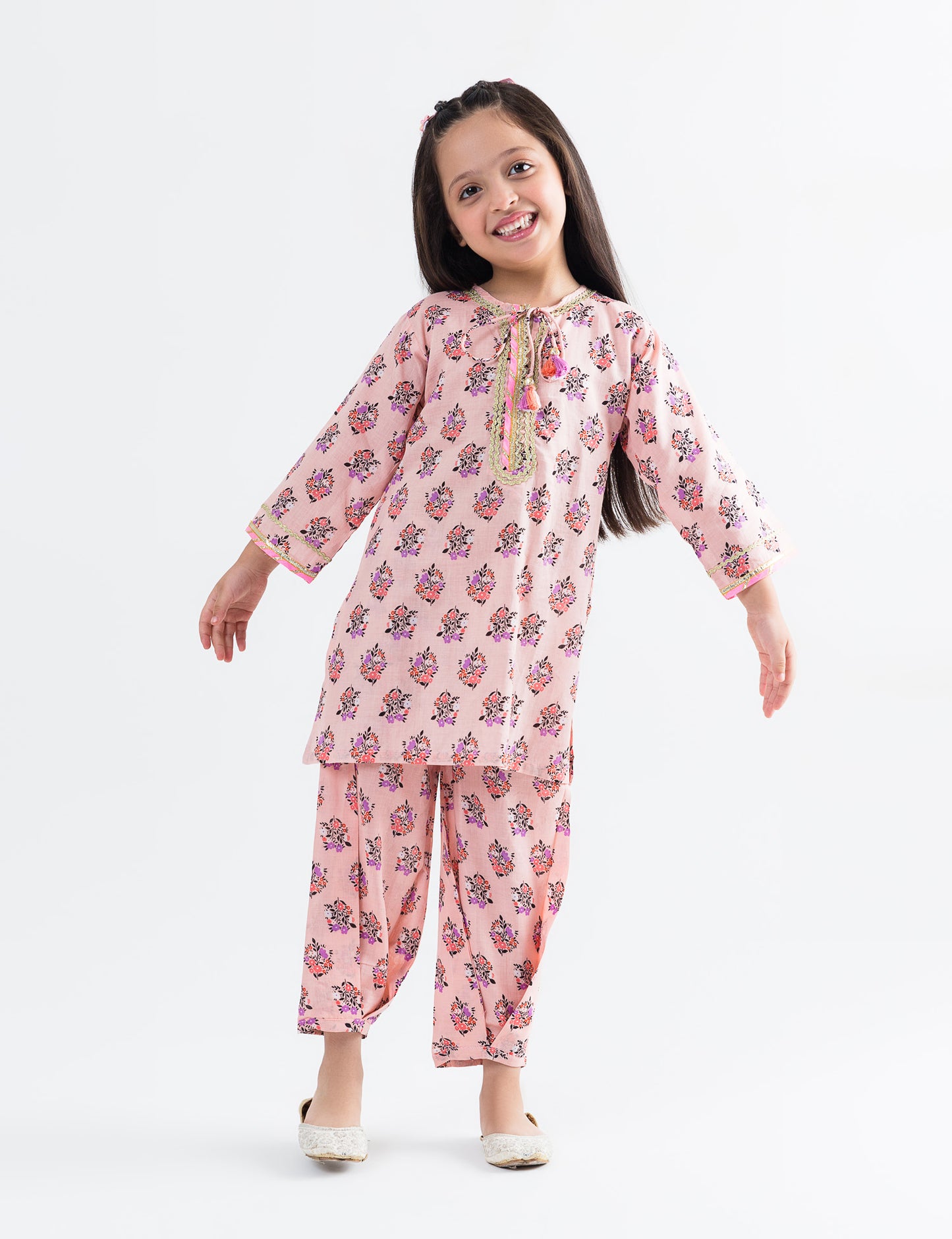 2 PIECE FLORAL PRINTED SUIT