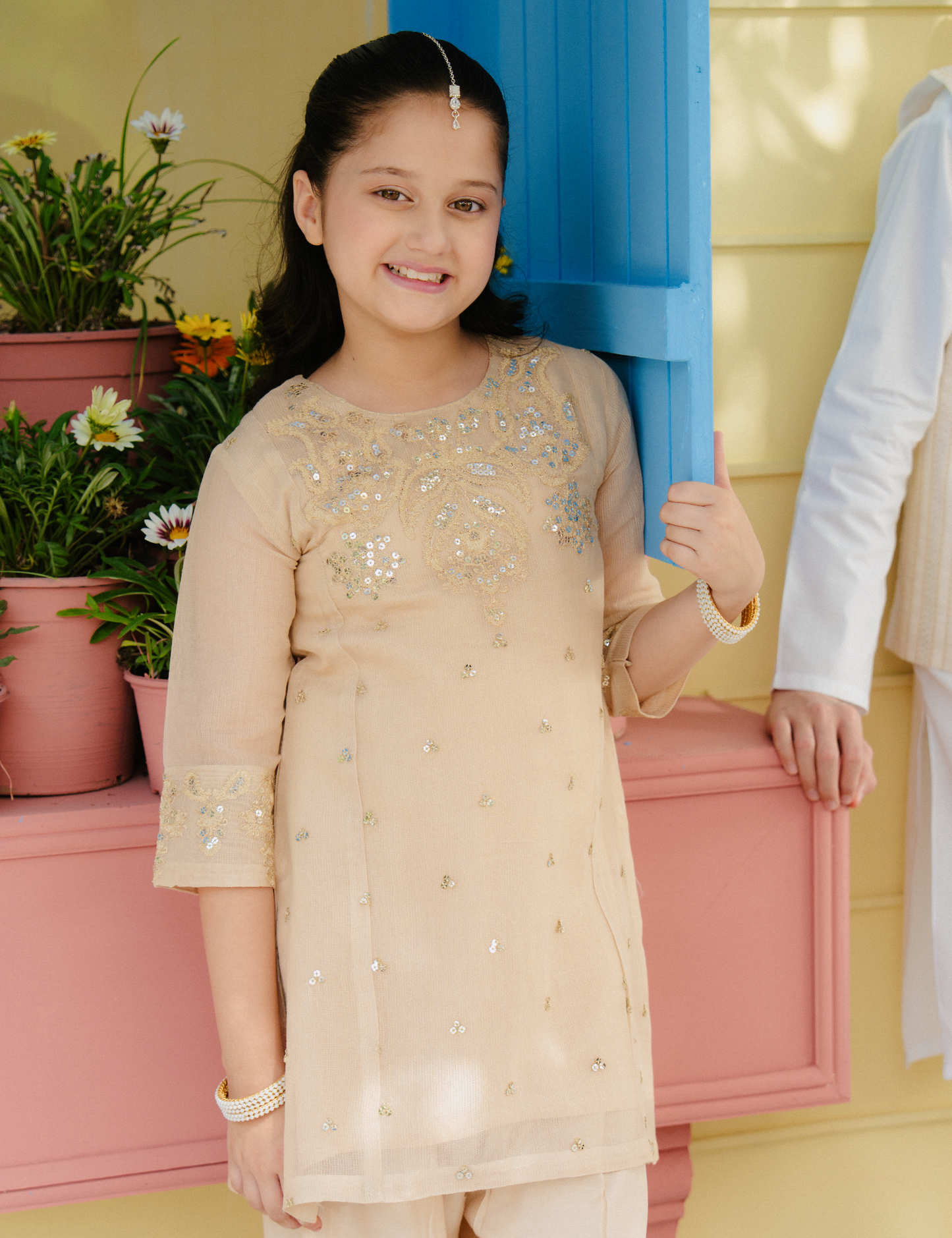 2 PIECE ETHNIC EMBROIDERED SUIT