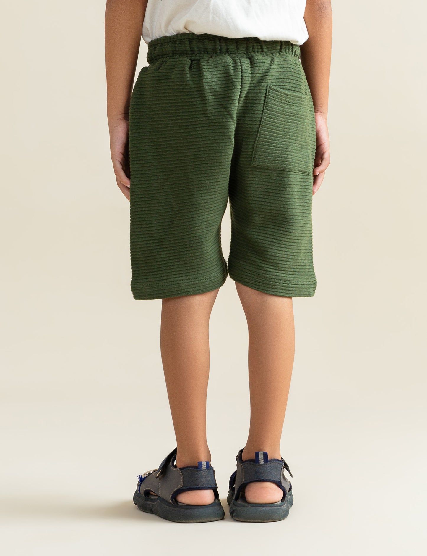 RIB KNIT SHORTS