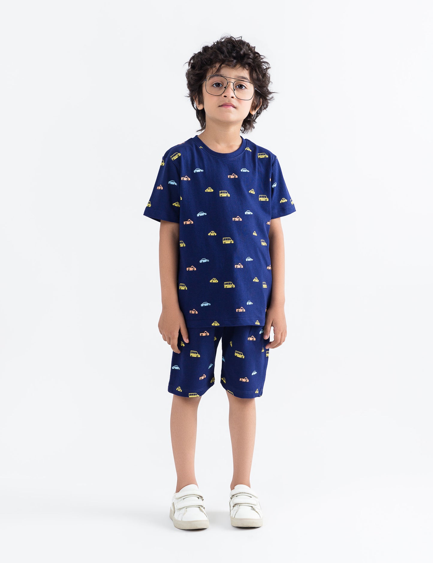 2 PIECE CARS PRINTED SUIT
