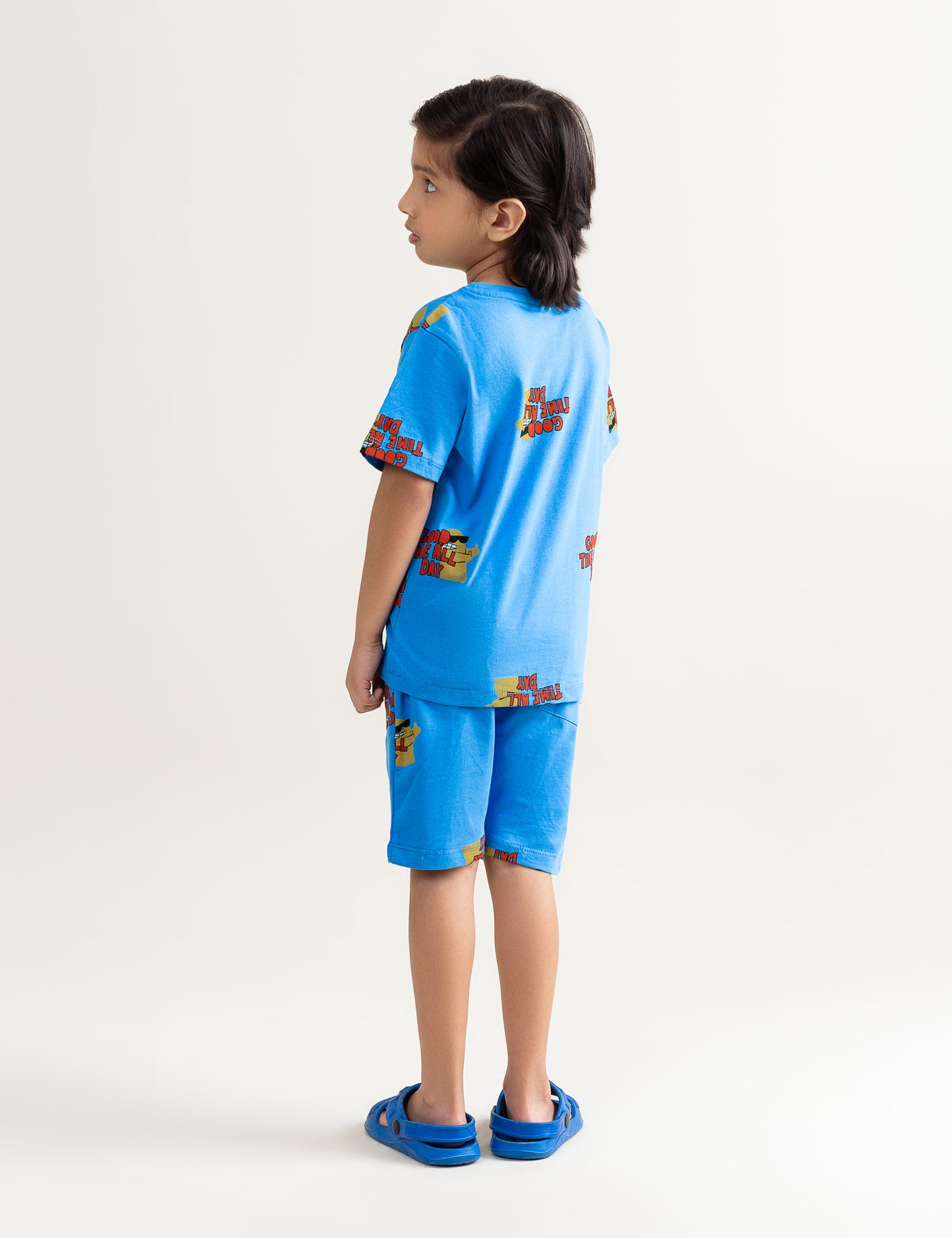 2 PIECE GOOD TIME ALL DAY GRAPHIC SUIT