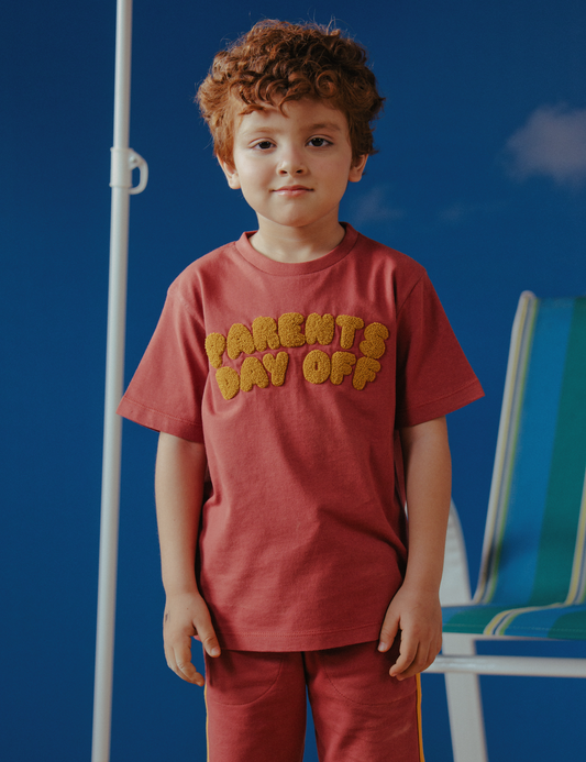 2 PIECE TOWEL EMBROIDERED SUIT