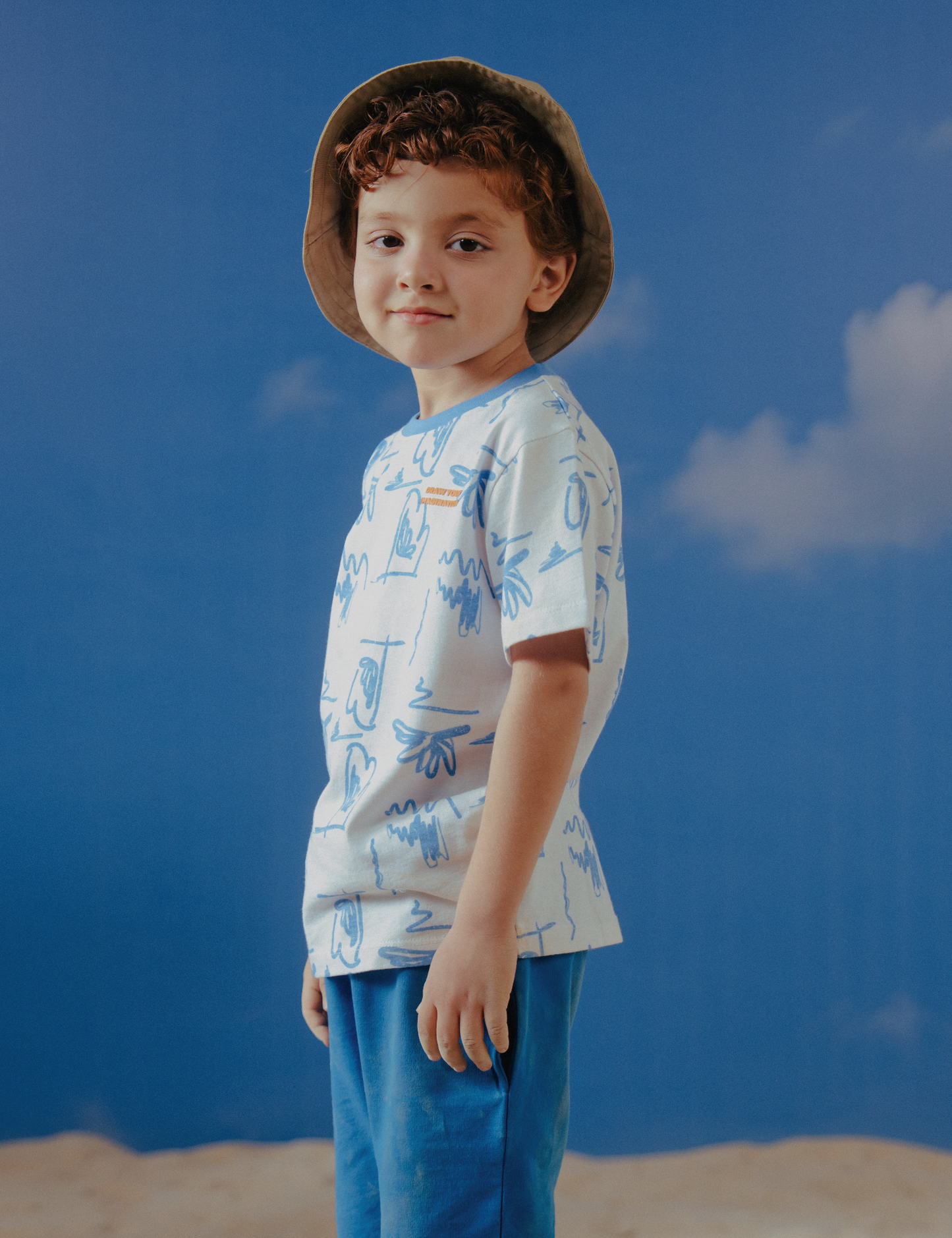 2-PIECE USE YOUR IMAGINATION PRINTED SUIT