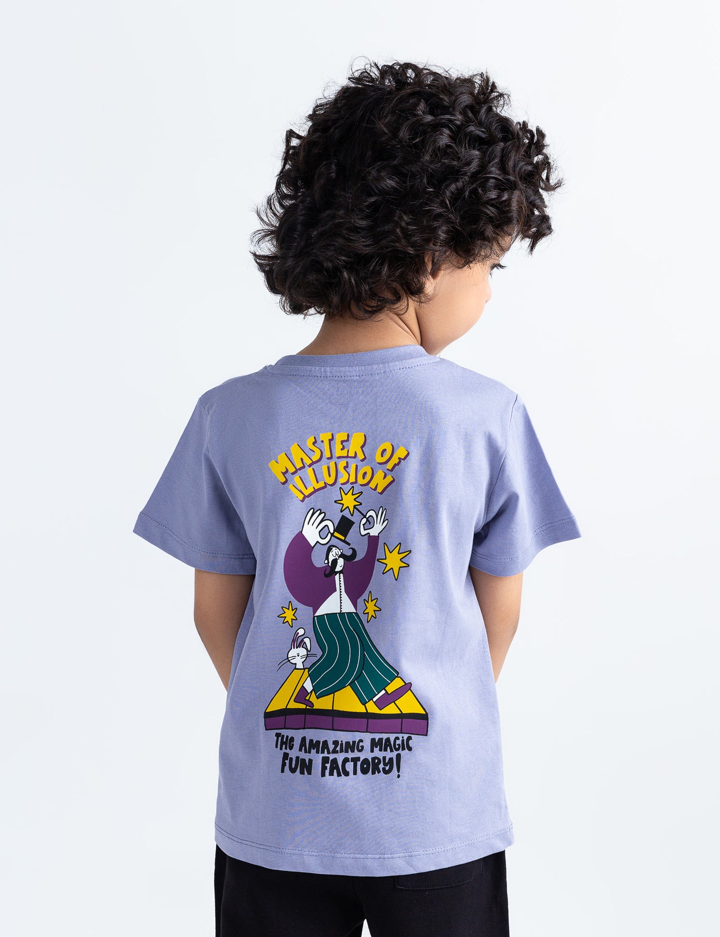 MASTER OF ILLUSION PRINTED T-SHIRT
