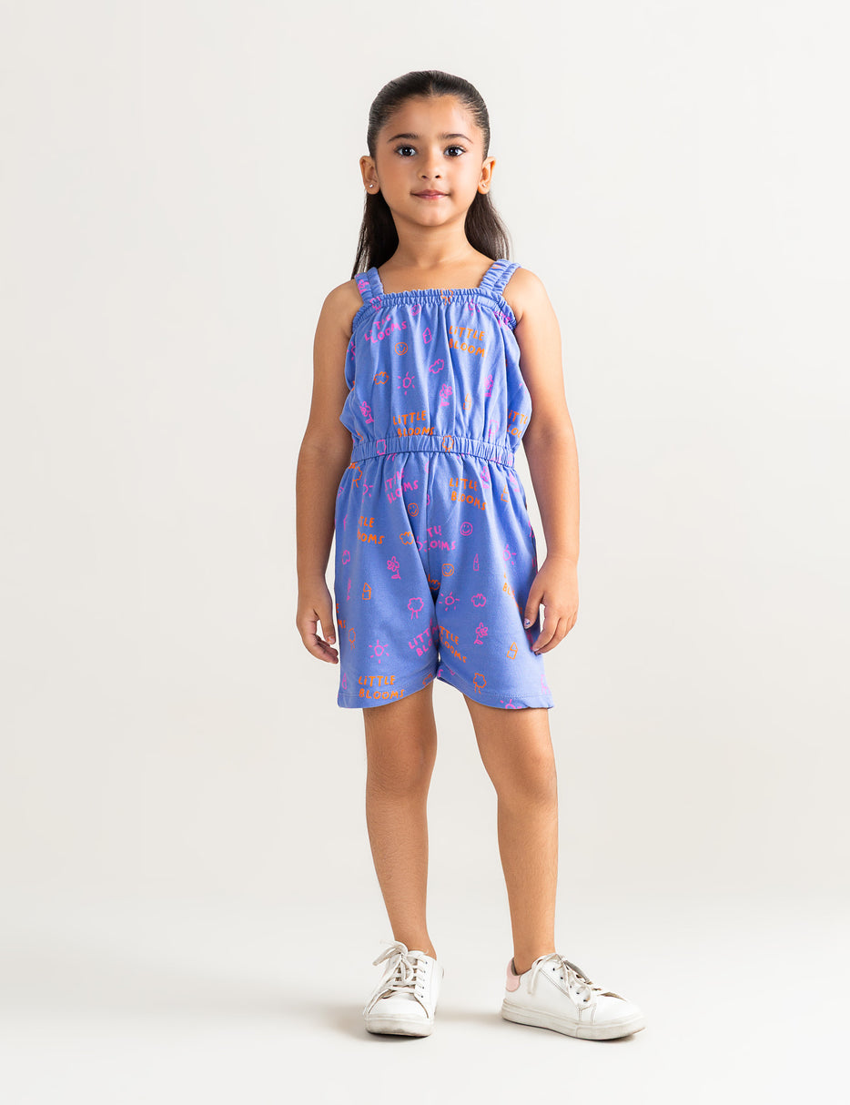 LITTLE BLOOMS PRINTED JUMPSUIT