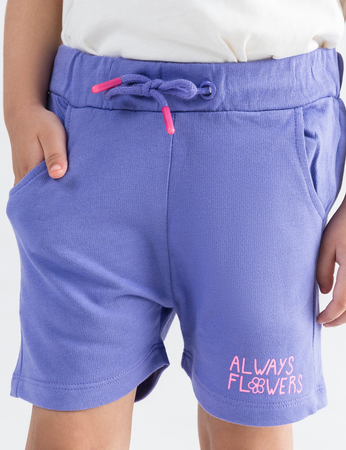 ALWAYS FLOWERS PRINTED SHORTS
