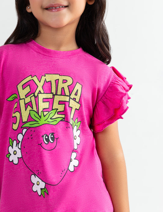 EXTRA SWEET PRINTED T-SHIRT