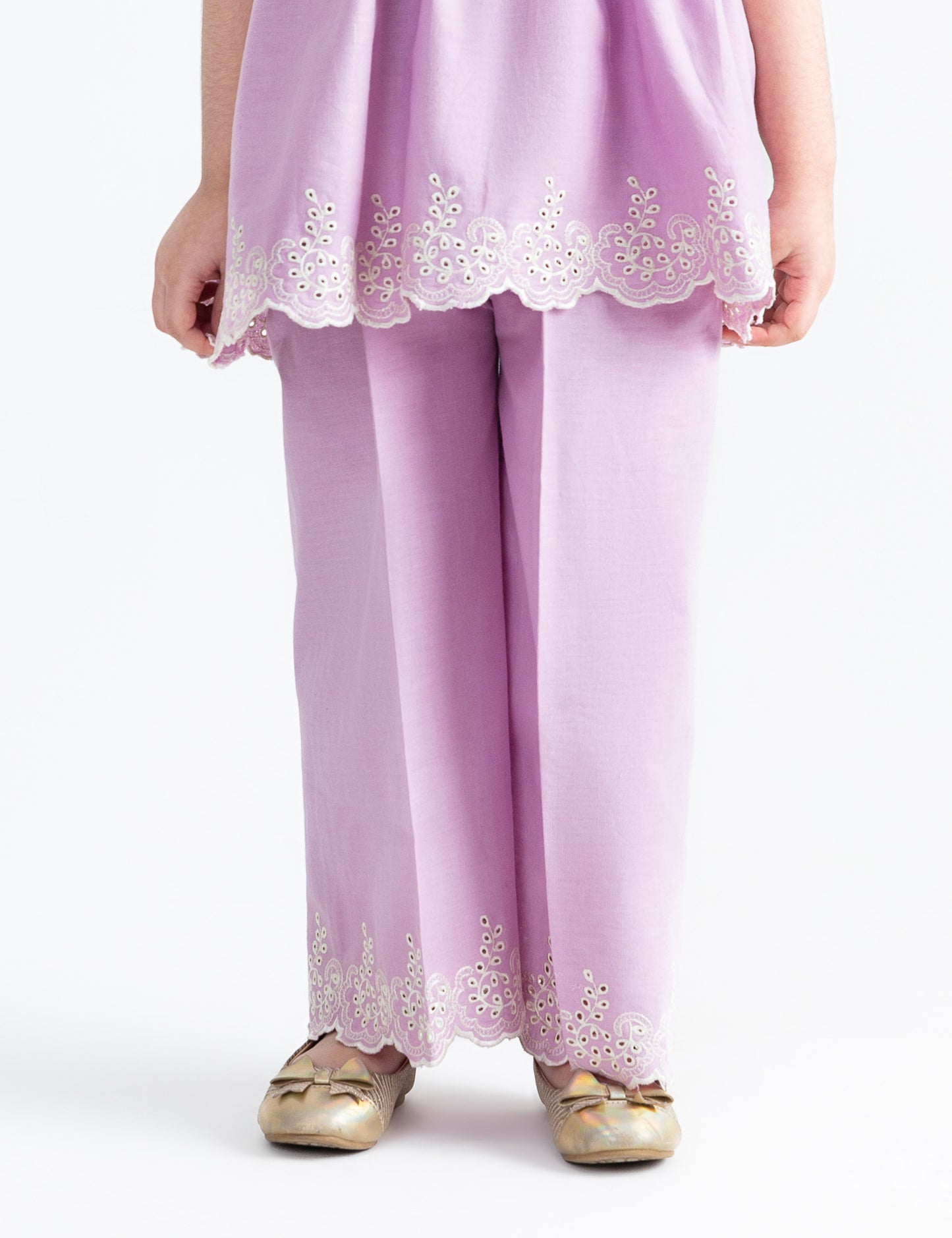 EMBROIDERED TROUSER