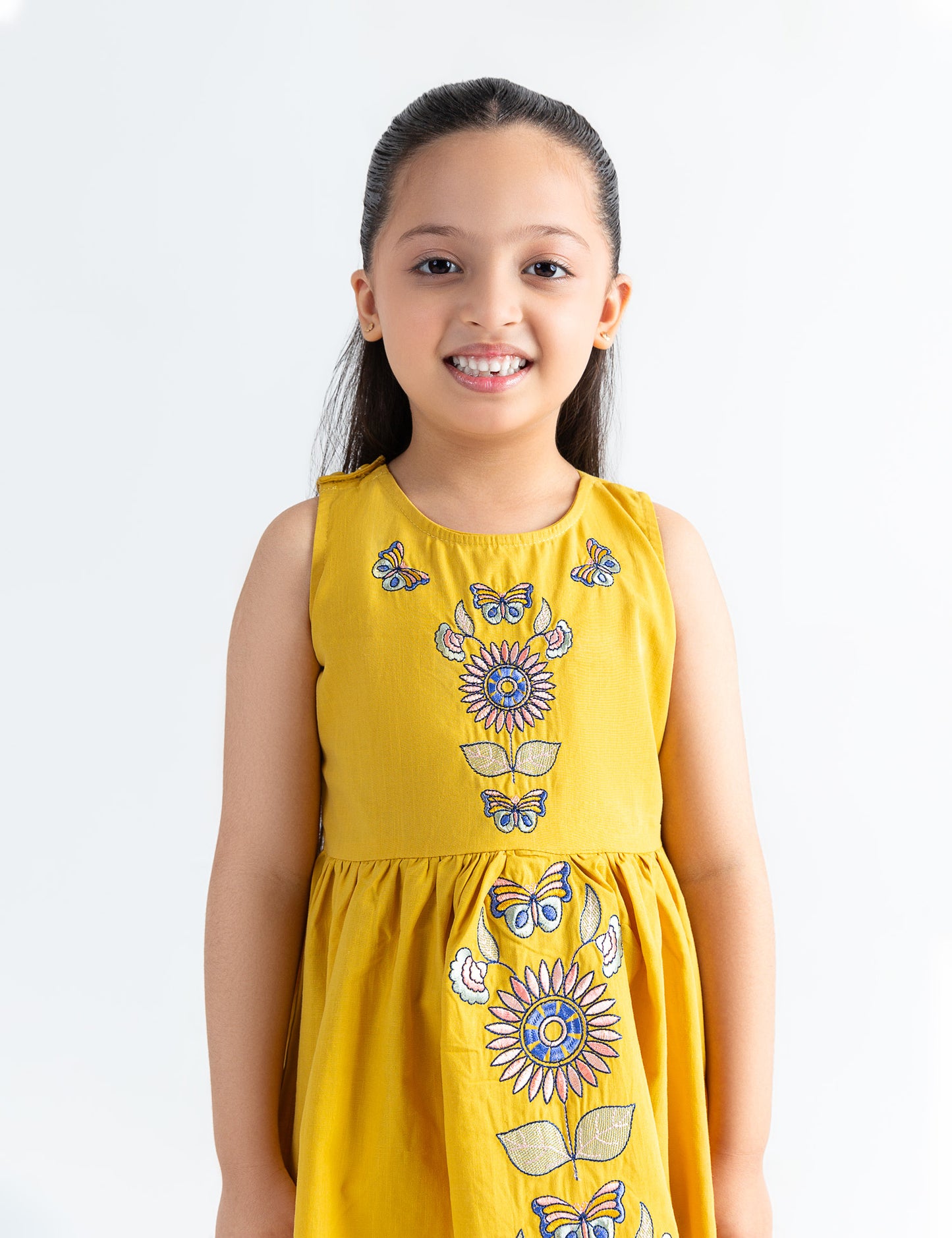 FLORAL EMBROIDERED DRESS