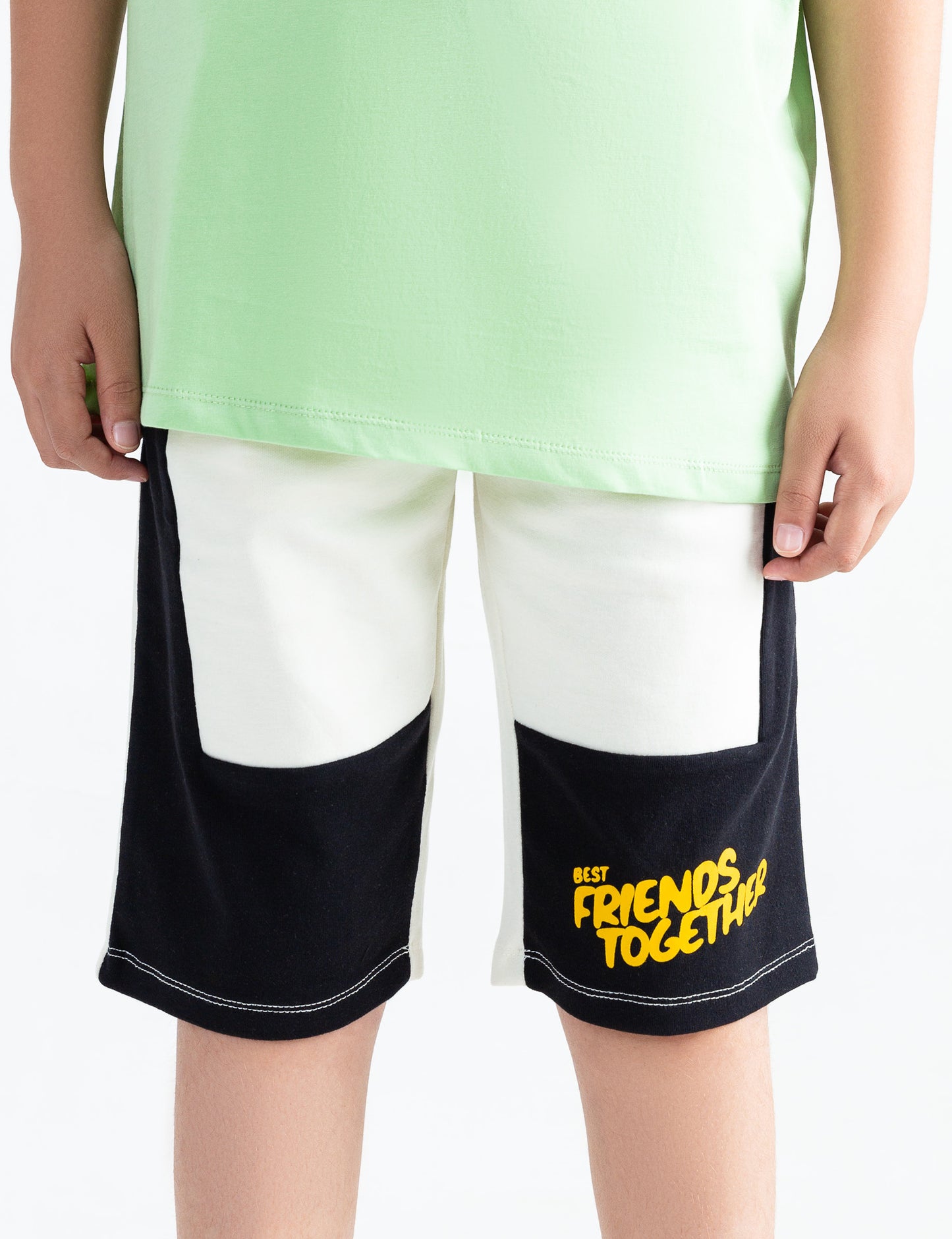 2 PIECE BEST FRIENDS TOGETHER PRINTED SUIT