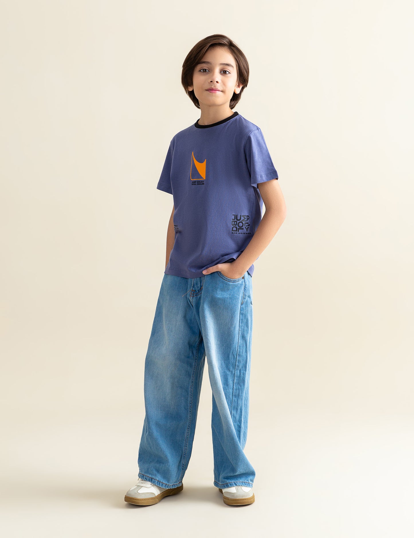 JUMP BOLDLY PRINTED T-SHIRT