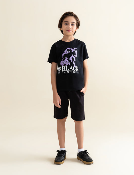 BLACK PANTHER GRAPHIC T-SHIRT