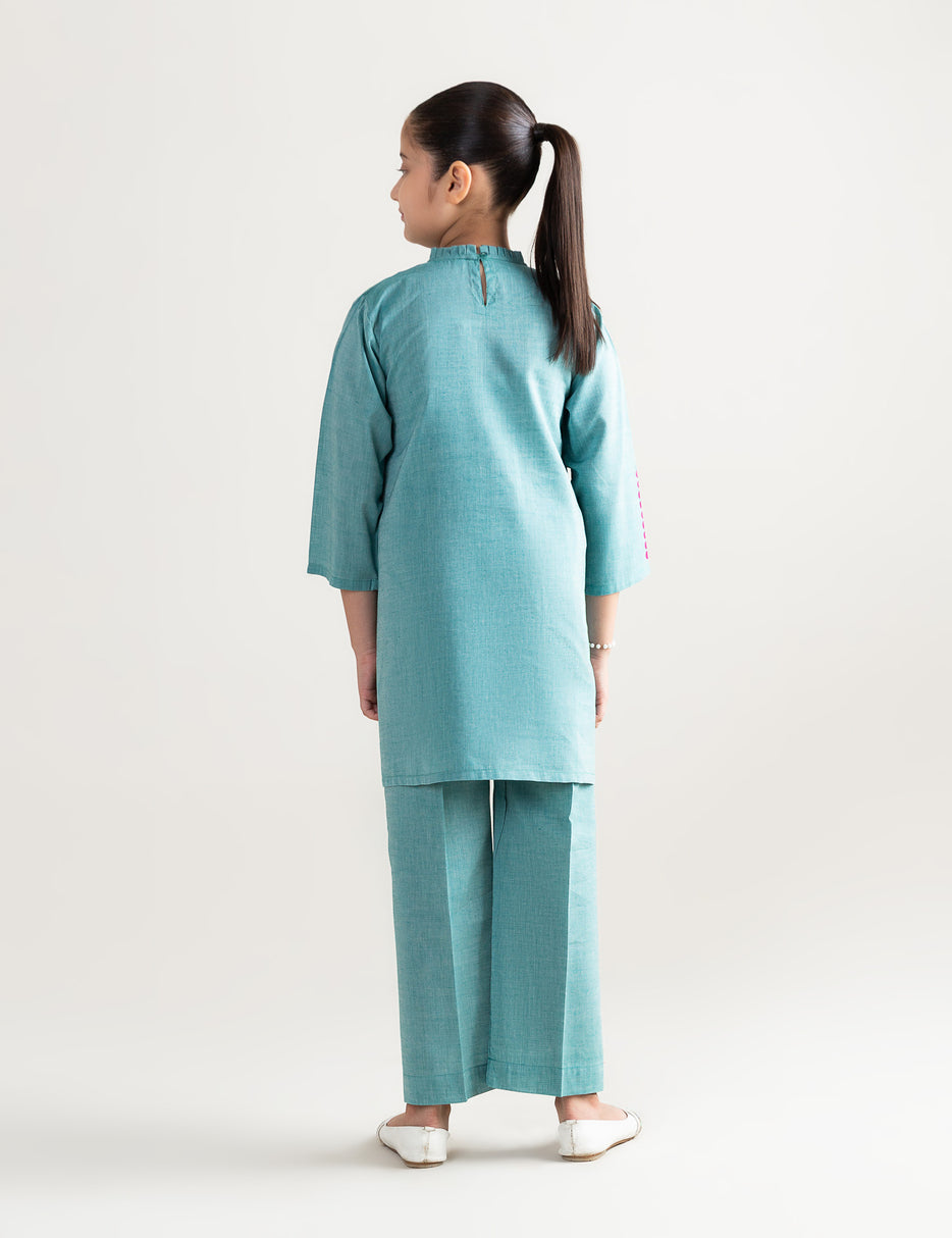 2 PIECE BLOCK PRINTED SUIT