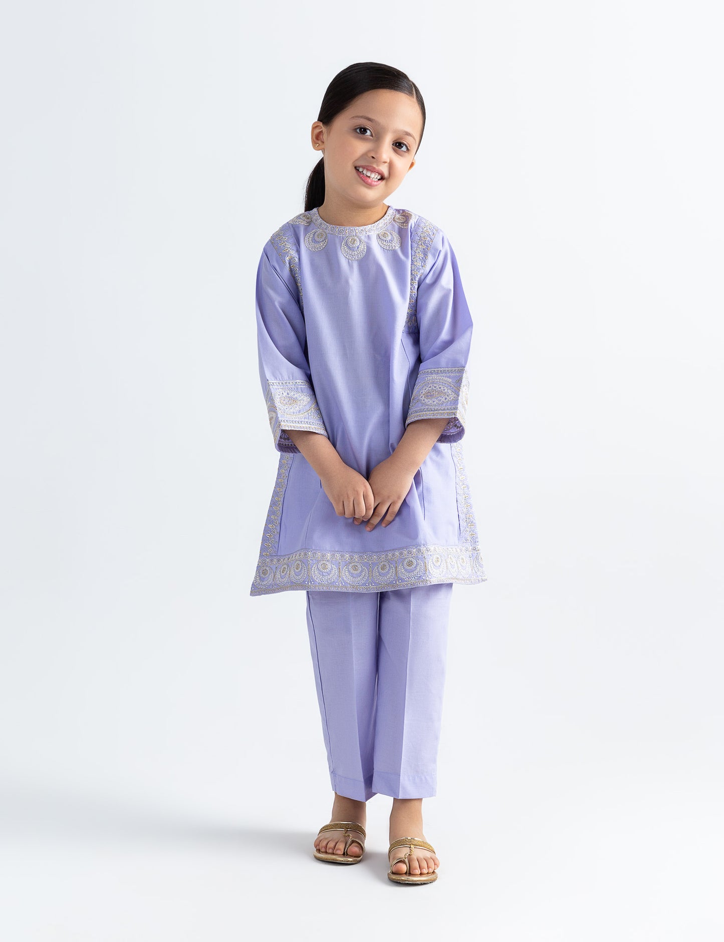 2 PIECE ETHNIC EMBROIDERED SUIT