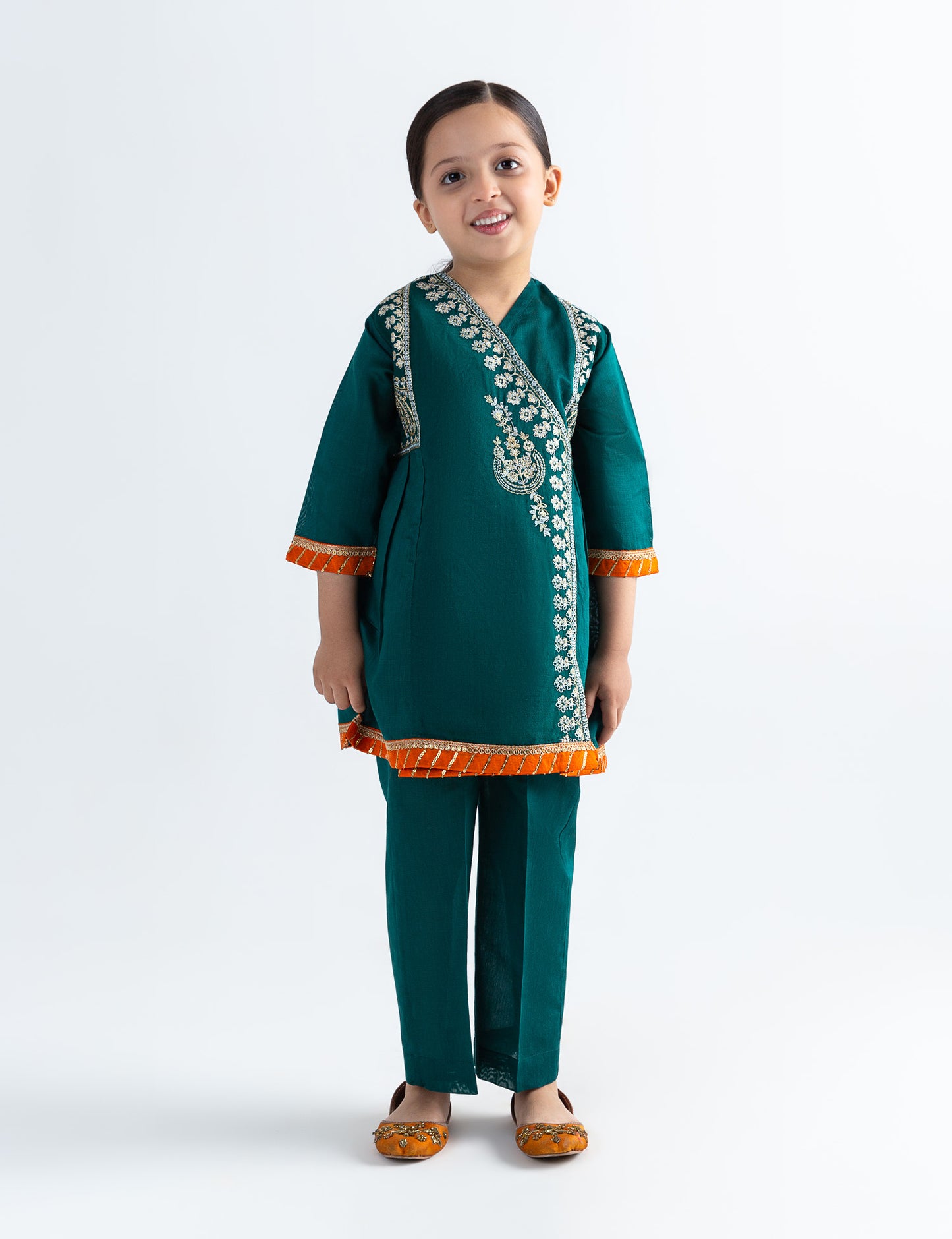 2 PIECE TILLA EMBROIDERED ANGRAKHA SUIT