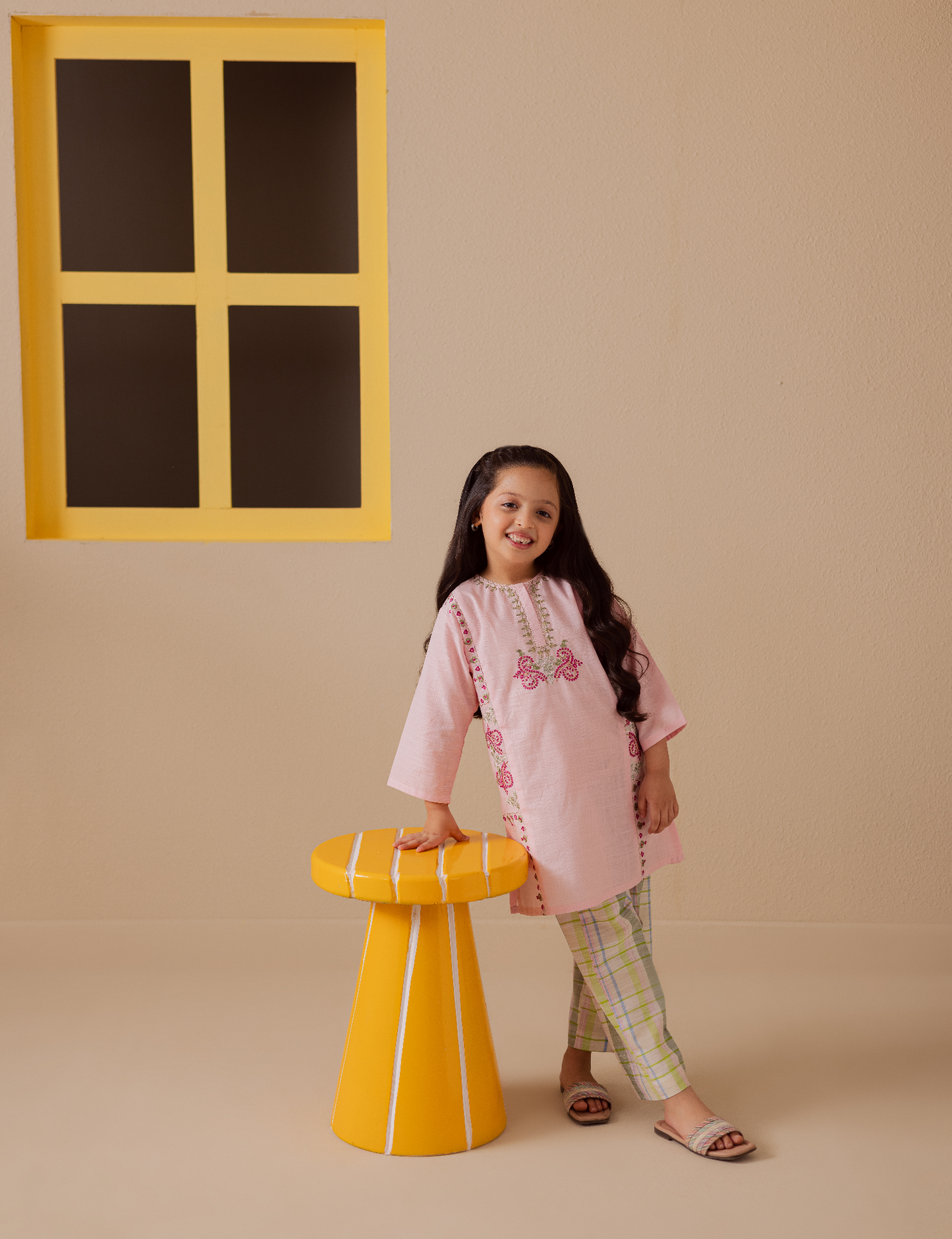 2 PIECE ETHNIC EMBROIDERED SUIT