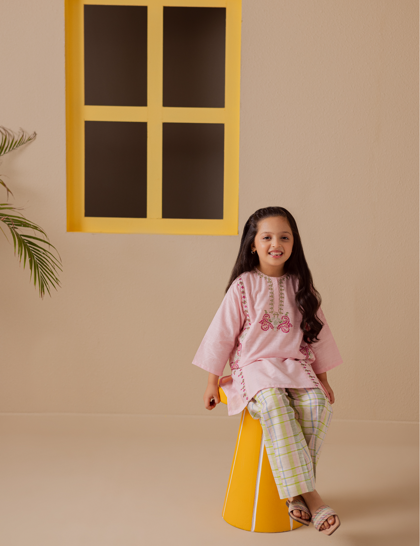 2 PIECE ETHNIC EMBROIDERED SUIT