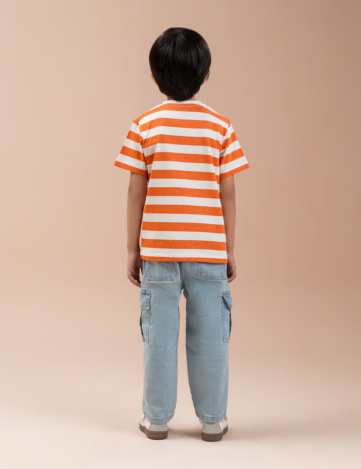 STRIPED GRAPHIC T-SHIRT