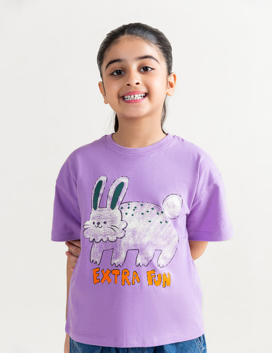EXTRA FUN PRINTED T-SHIRT
