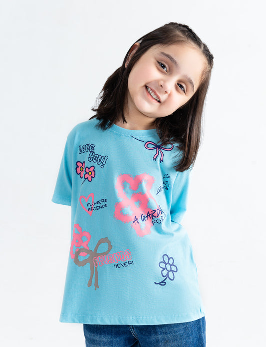 FLORAL PRINTED T-SHIRT