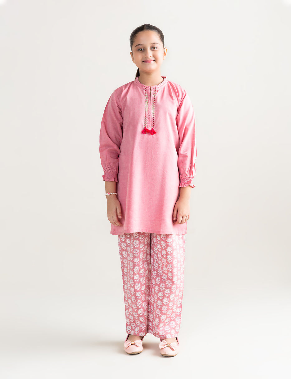 2 PIECE EMBROIDERED SUIT