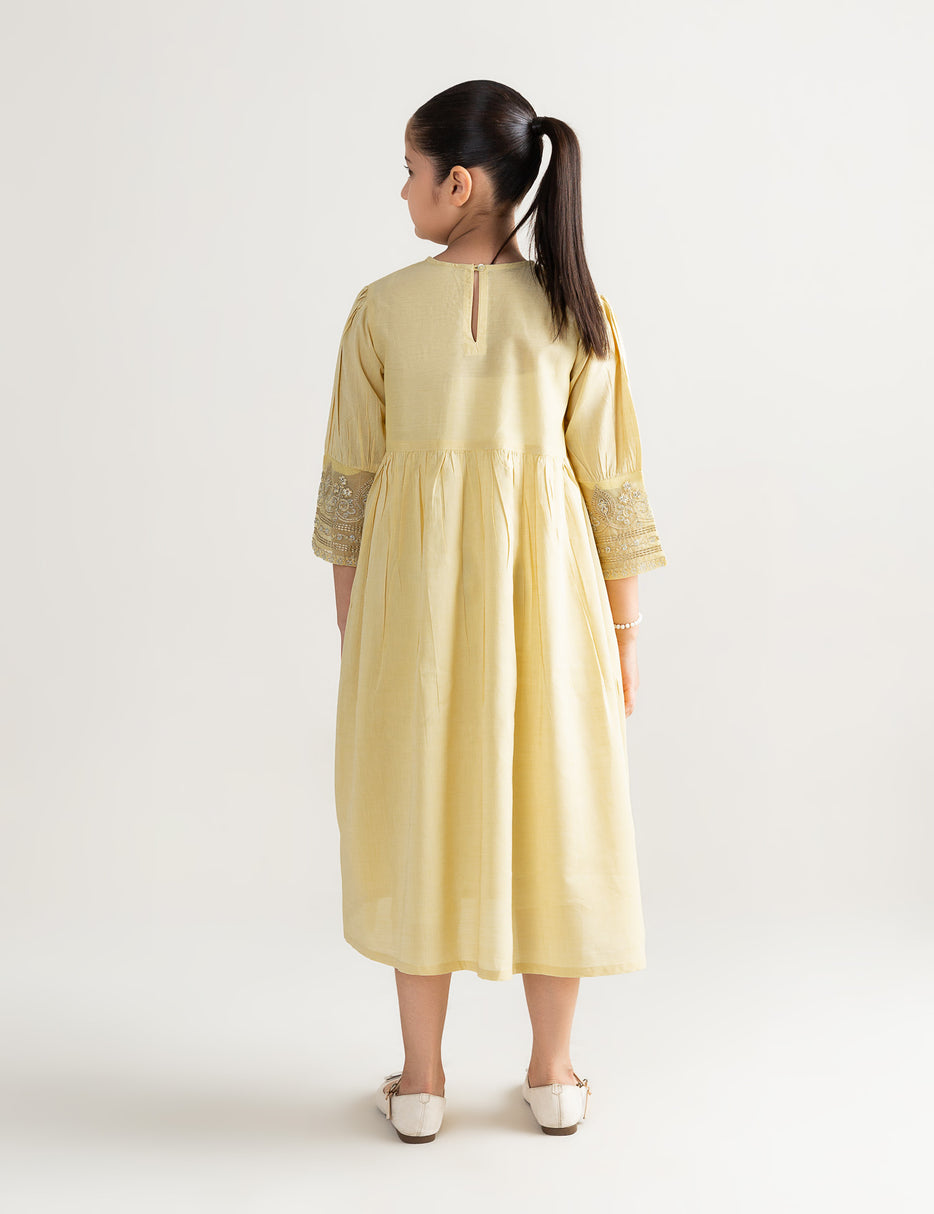 ETHNIC EMBROIDERED LONG DRESS