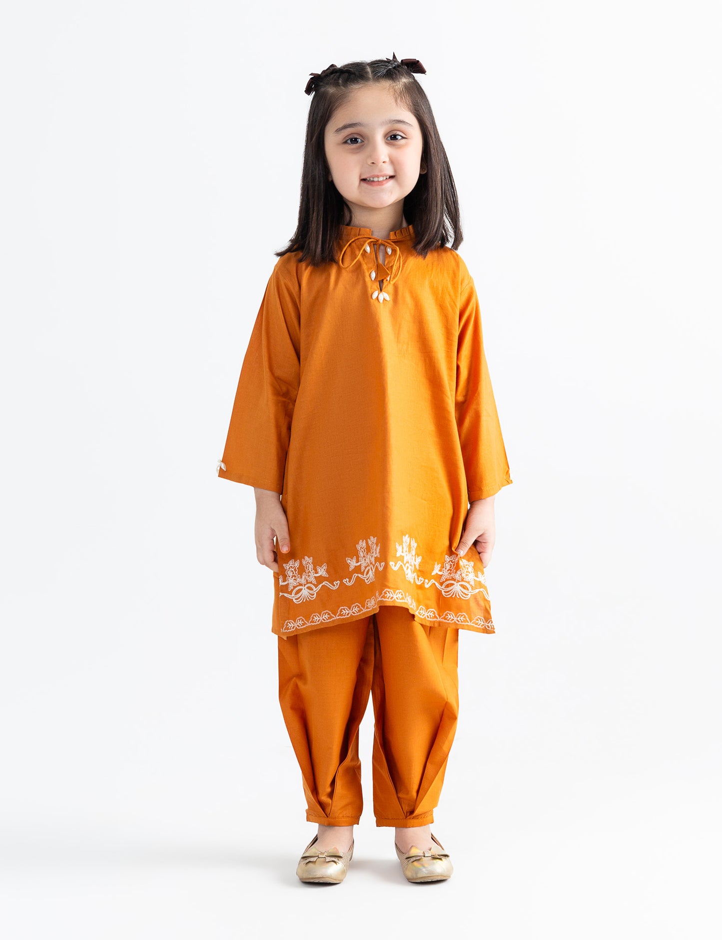 2 PIECE EMBROIDERED SUIT