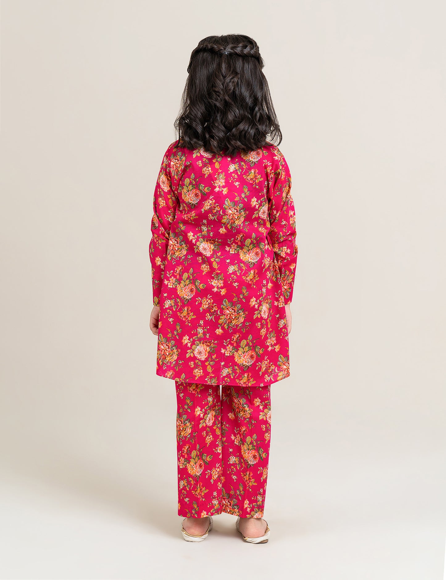 2 PIECE ALLOVER FLORAL PRINTED SUIT