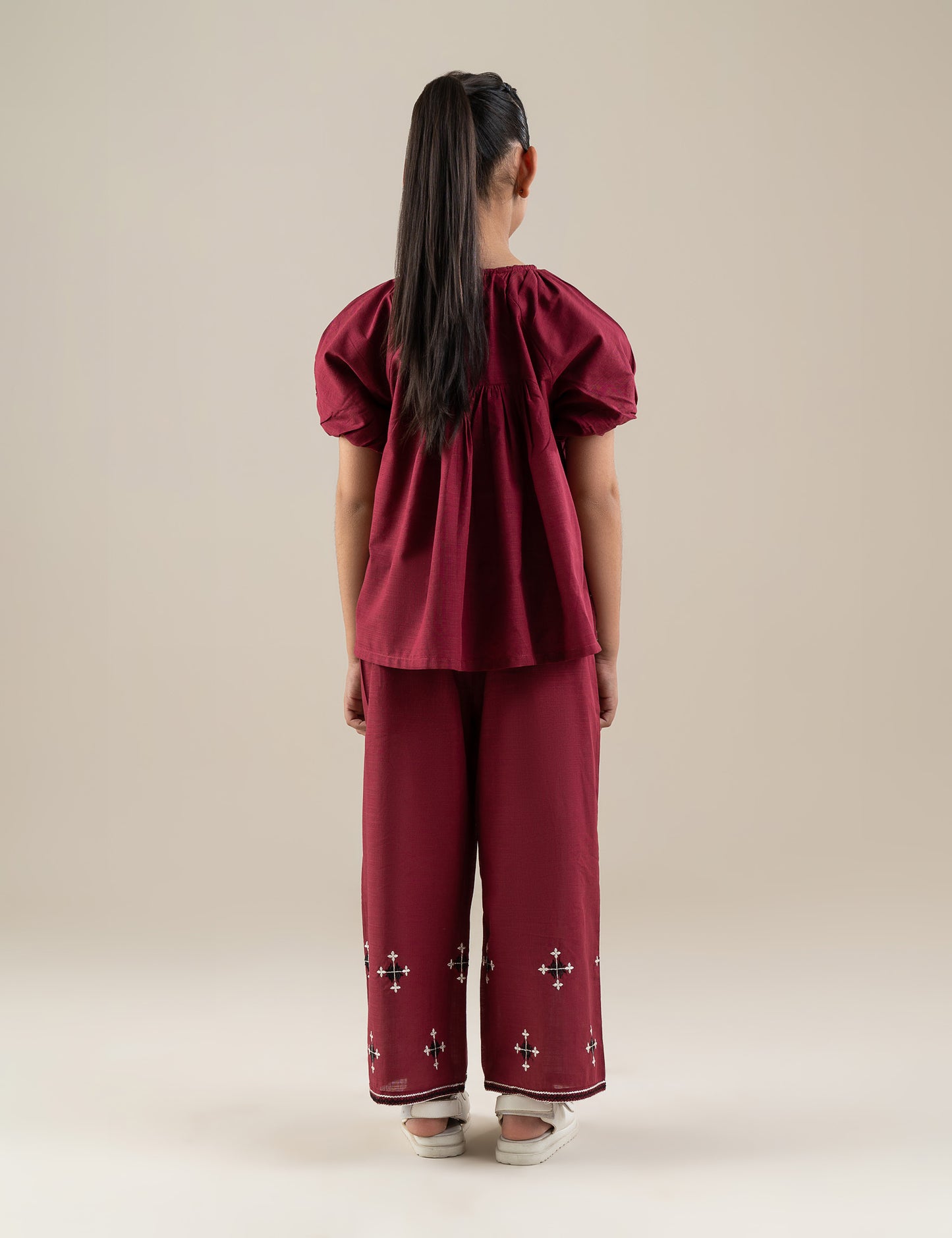 2 PIECE EMBROIDERED SUIT