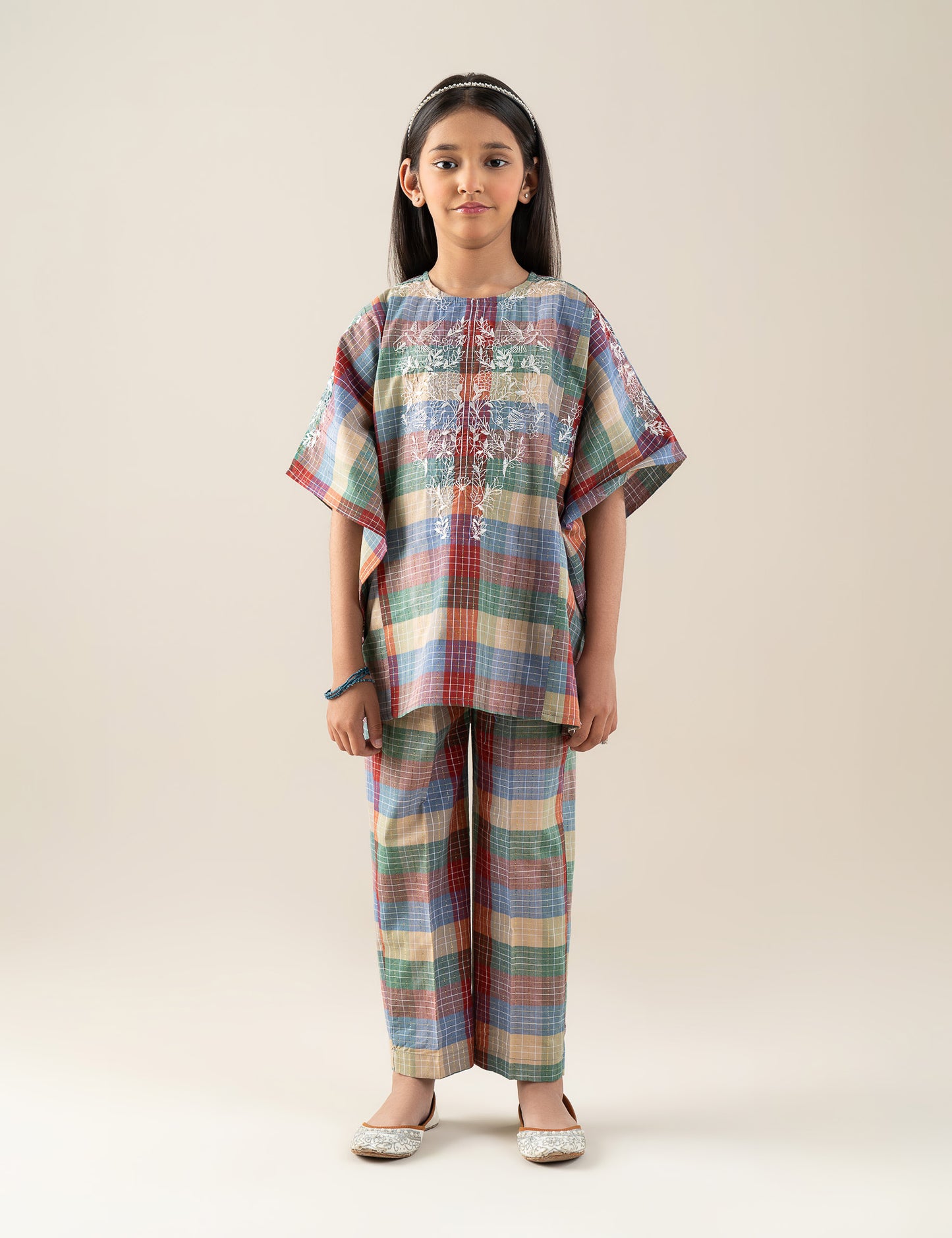 2 PIECE EMBROIDERED SUIT