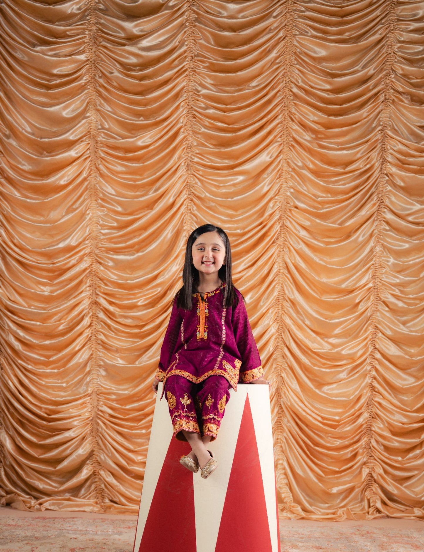 2 PIECE ETHNIC EMBROIDERED SUIT