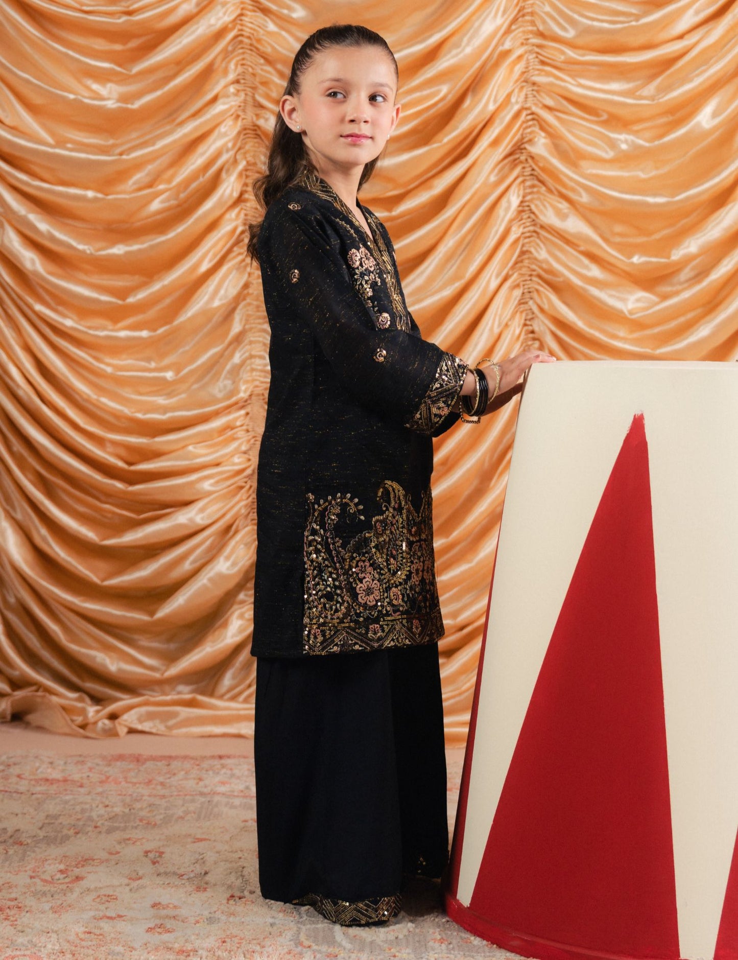 2 PIECE ETHNIC EMBROIDERED SUIT