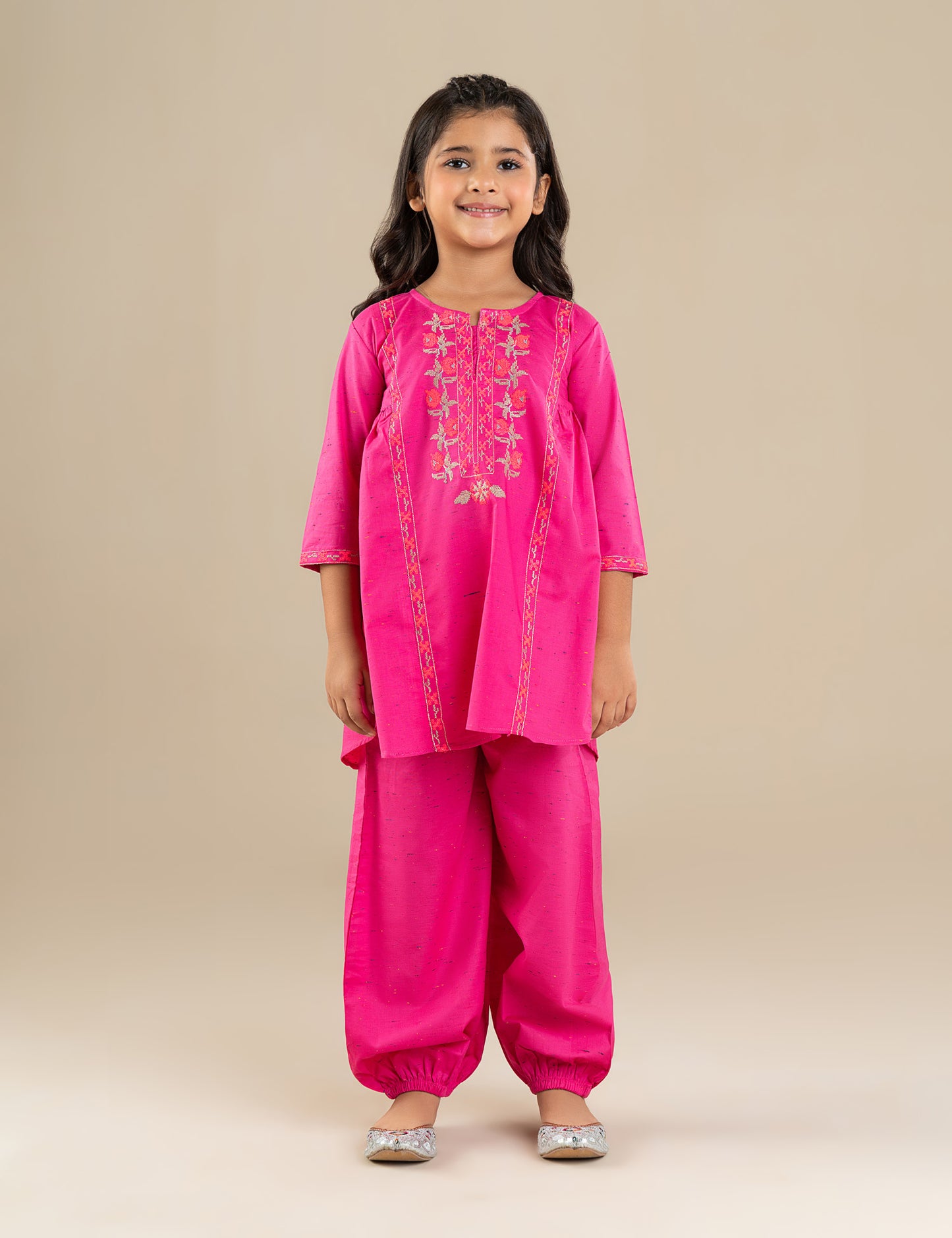 2 PIECE ETHNIC EMBROIDERED SUIT