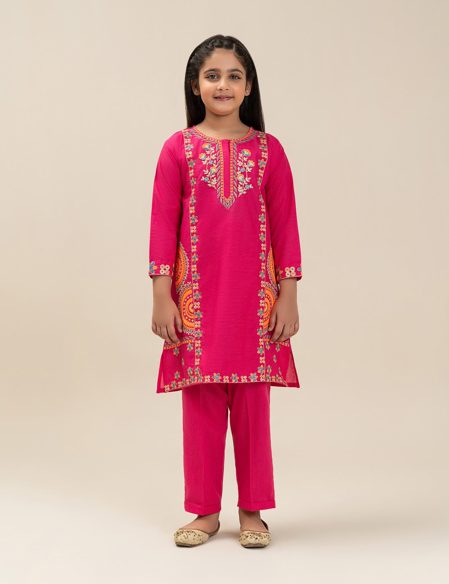 2 PIECE ETHNIC EMBROIDERED SUIT