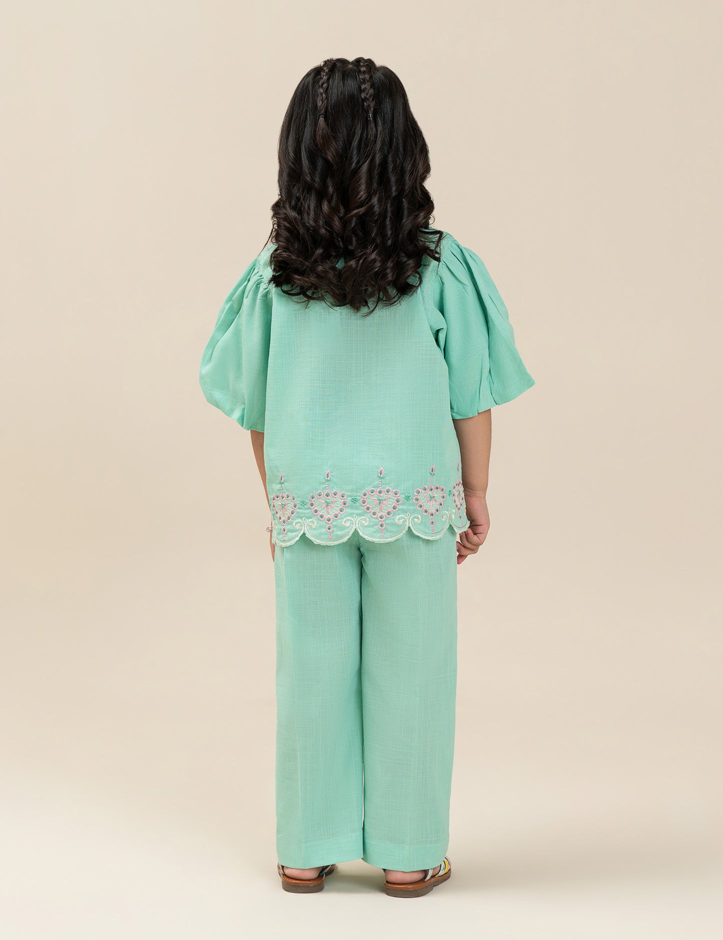 2 PIECE EMBROIDERED SUIT