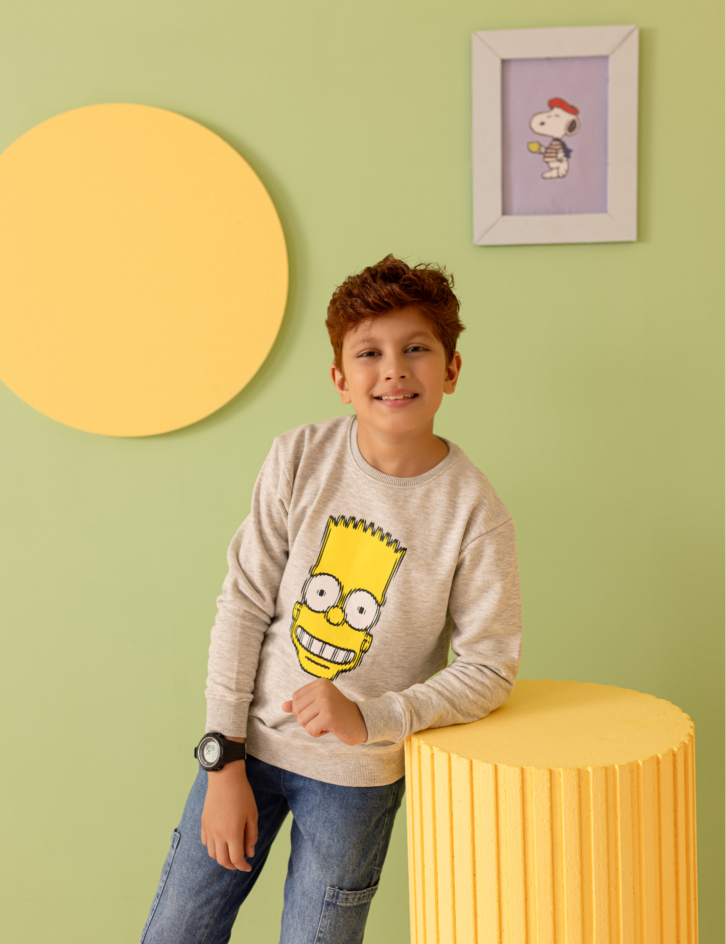 BART SIMPSON GRAPHIC SWEATSHIRT