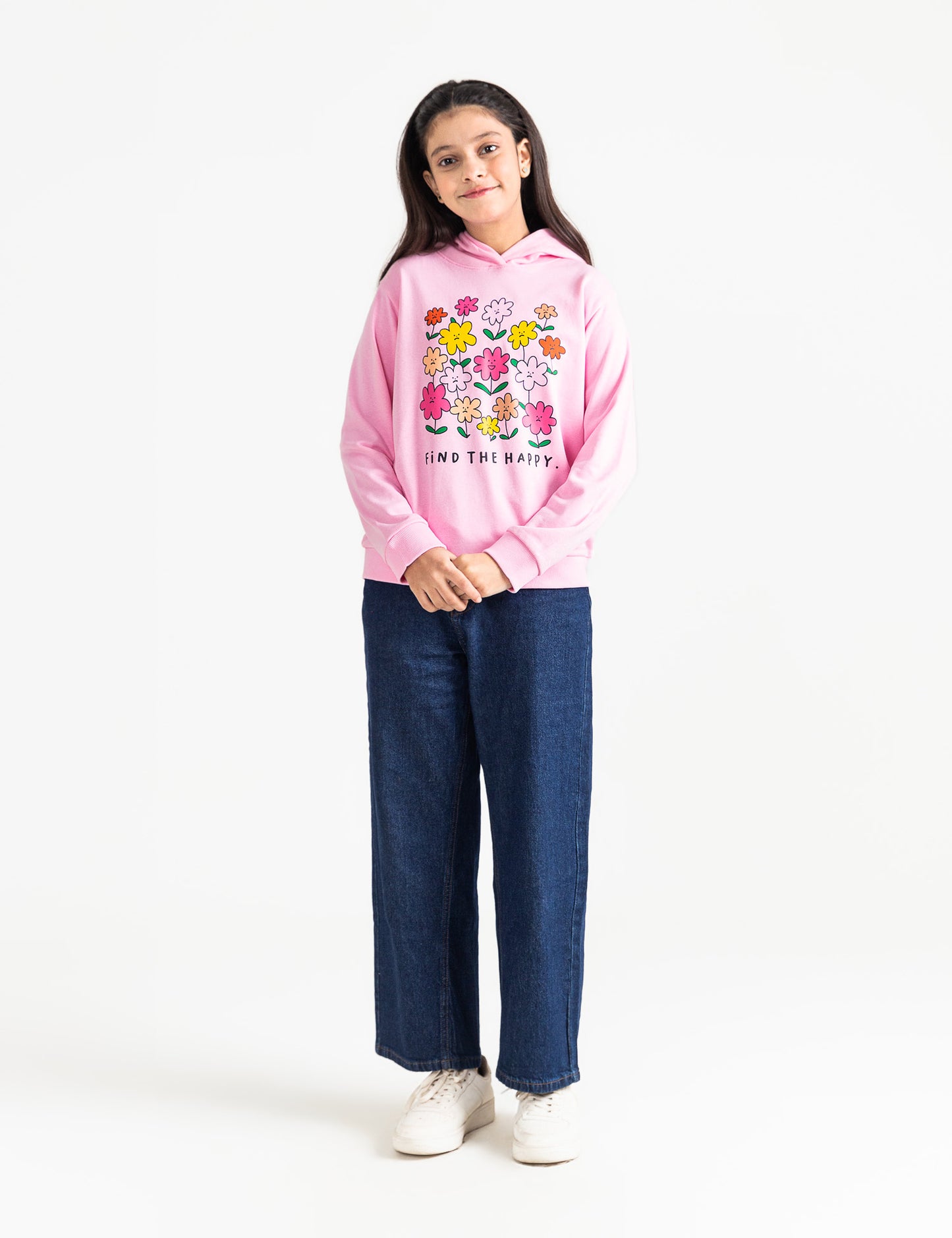 FLORAL PRINTED HOODIE