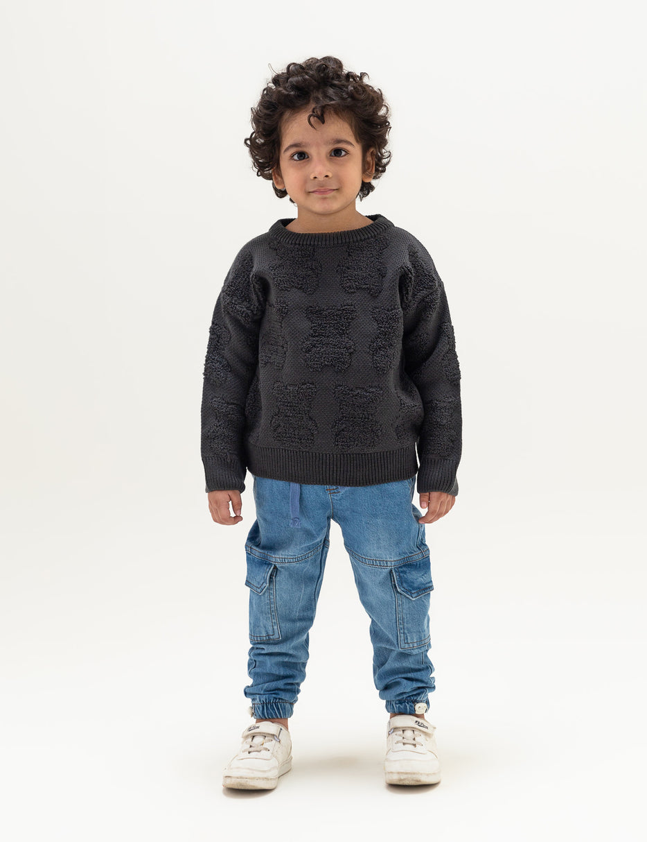 BEARS TOWEL KNIT SWEATER