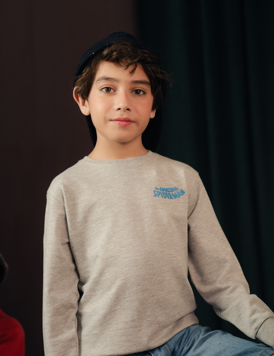 THE AMAZING SPIDER-MAN PRINTED SWEATSHIRT